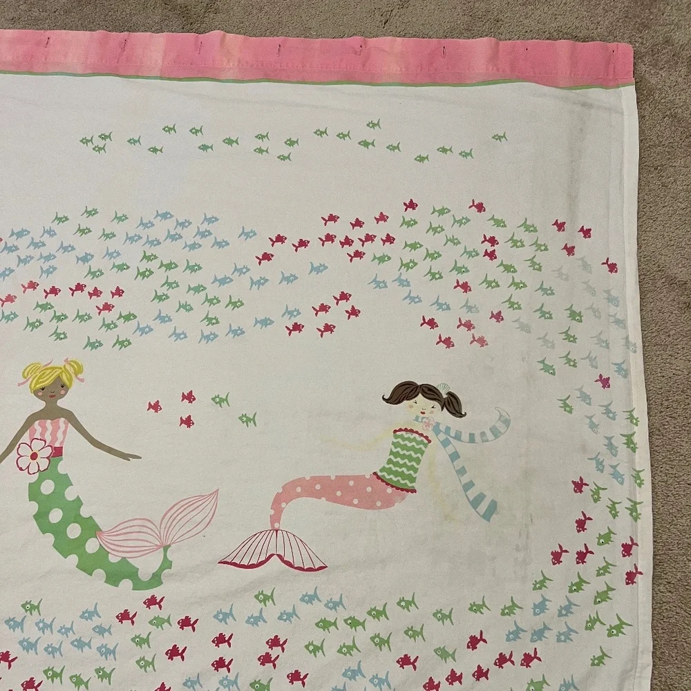 Pottery Barn Kids Mermaid Shower Curtain